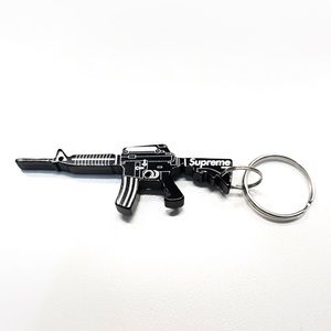 Supreme Gun Bottle Opener Black Keychain